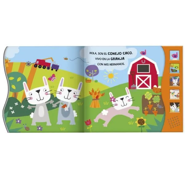 El Conejo Caco libro con sonido - Imagen 2