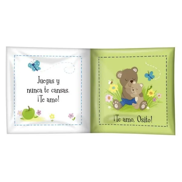 Te Amo Osito, Libro de Tela - Imagen 2