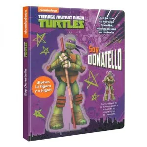 Soy Donatelo – Turtles Ninja, libro + figura base
