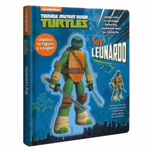 Soy Leonardo – Turtles Ninja, libro + figura base