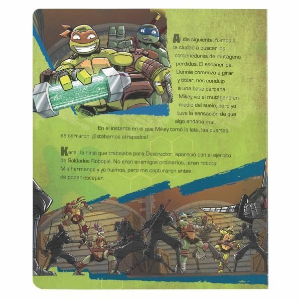 Soy Leonardo – Turtles Ninja, libro + figura base - Imagen 2
