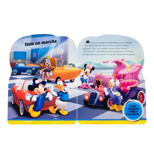Mickey Sobre Ruedas- Premio A La Amistad Troquelado - Imagen 2