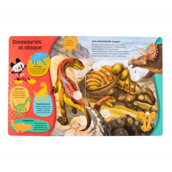 Disney Mickey Dinosaurios Asombrosos – Maletín de Actividades y Calcamonías - Imagen 2
