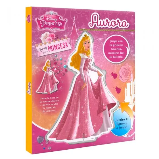 Soy Princesa Aurora, libro + figura base