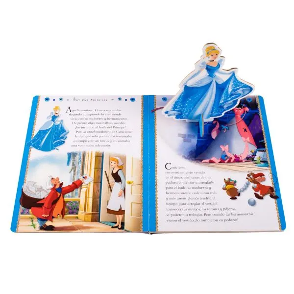 Soy Princesa Cenicienta, libro + figura base - Imagen 2