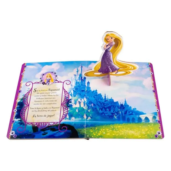 Soy Princesa Rapunzel, libro + figura base - Imagen 2