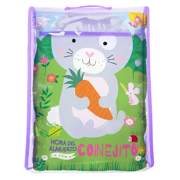 Hora del Almuerzo con Conejito – Libro Almohada