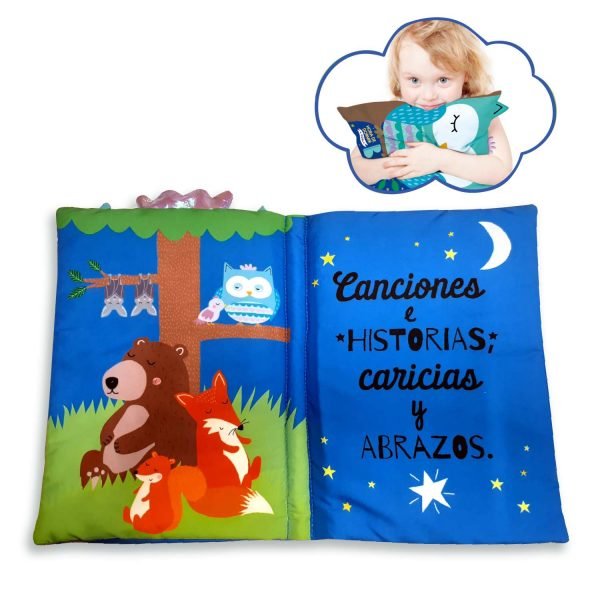 Hora de Dormir con Búho – Libro Almohada - Imagen 3