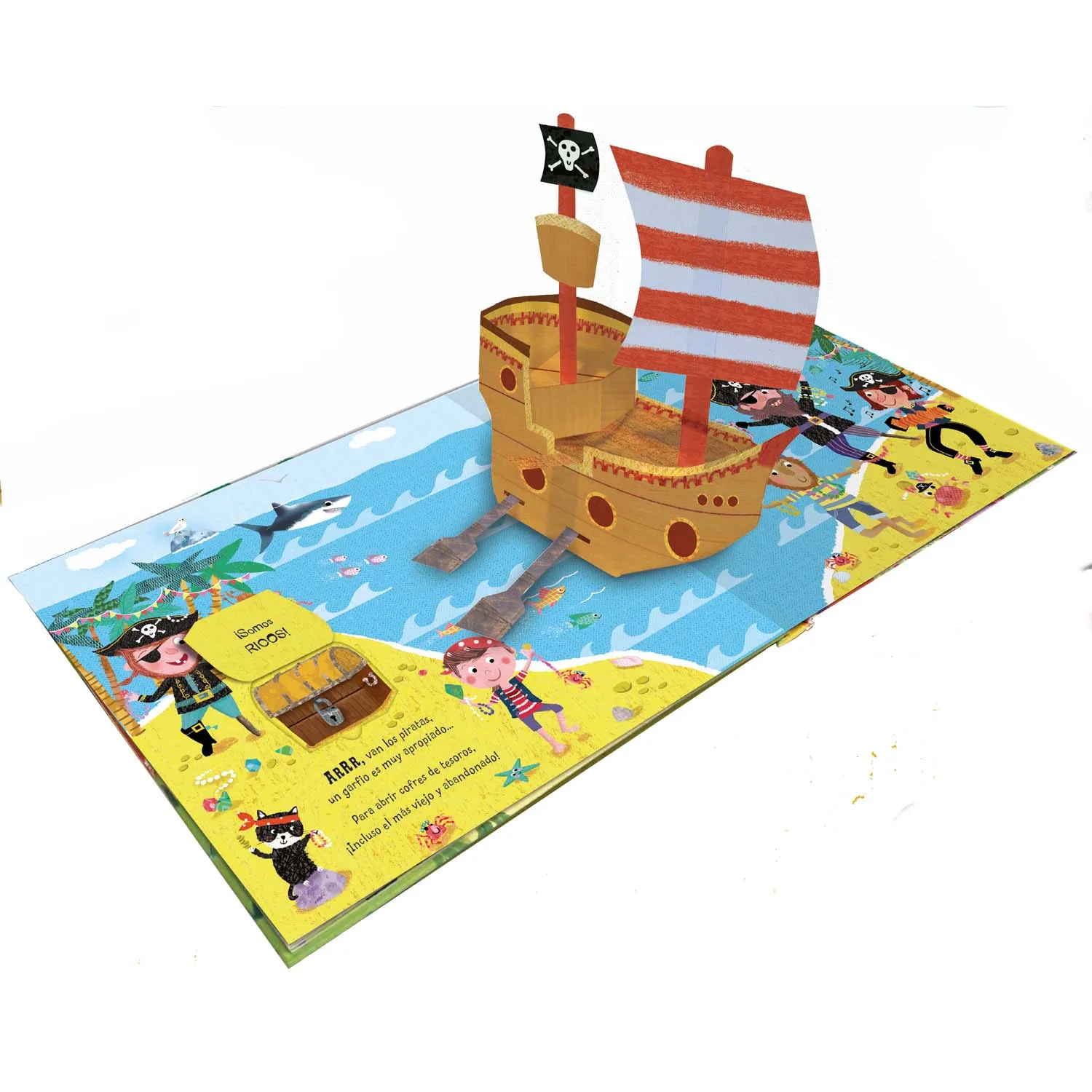 Pop Up Levanta la Solapa – Piratas - Imagen 2