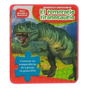 El Temerario Tiranosaurio Rompecabezas de 9 piezas
