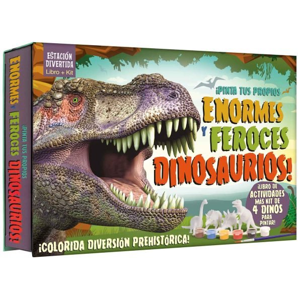 Pinta tus Propios Enormes y Feroces Dinosaurios