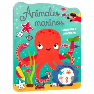 Animales Marinos libro para colorear