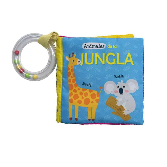 Animales de la Jungla, Didácticos para Bebés – Libros Blanditos