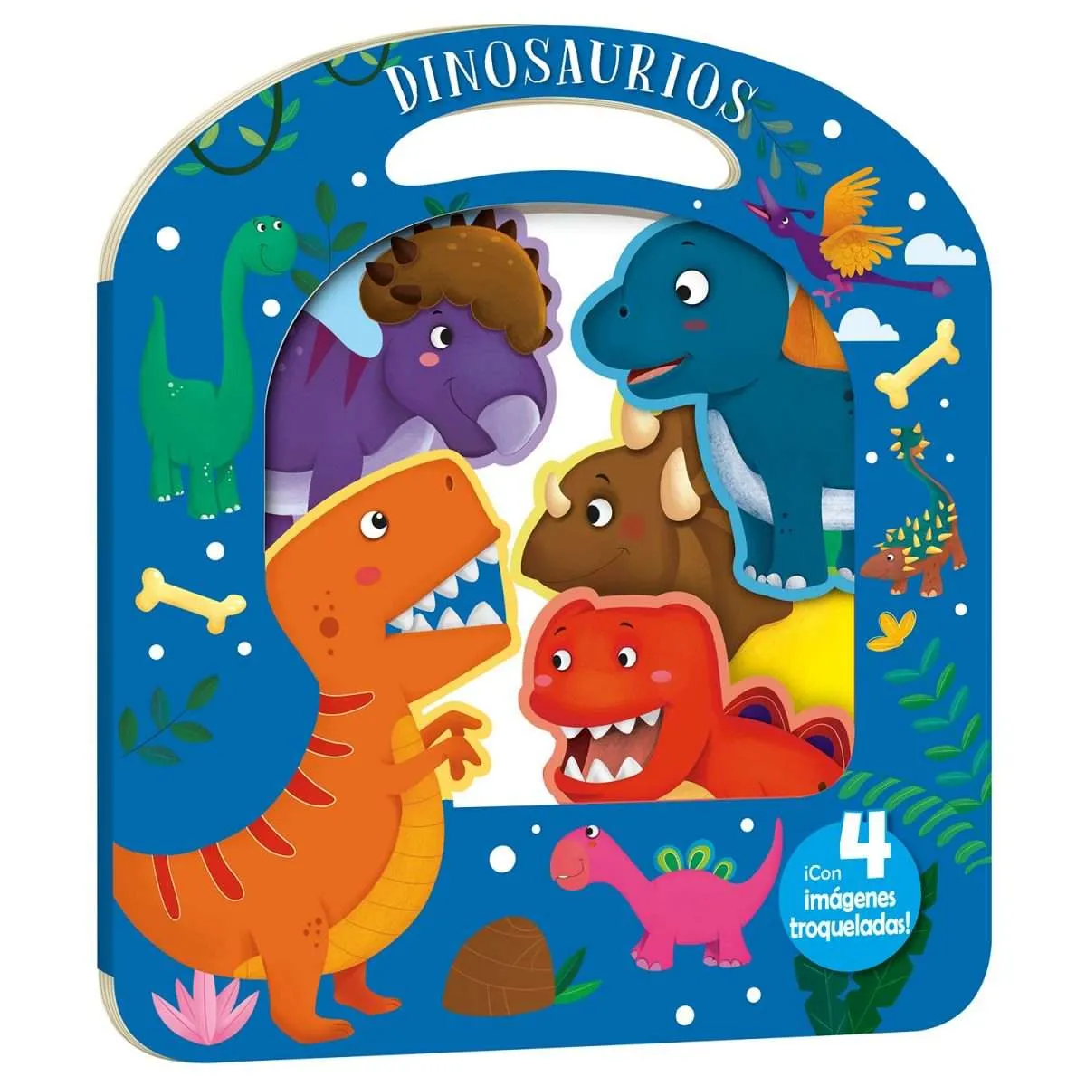 Dinosaurios – Mis Animales con 4 Imágenes Troqueladas