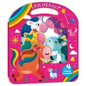 Unicornios – Mis Animales con 4 Imágenes Troqueladas