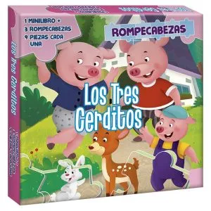 LOS TRES CERDITOS ROMPECABEZAS