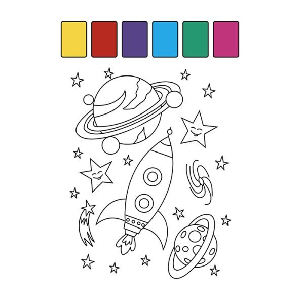 Espacio Libro para Colorear - Imagen 4