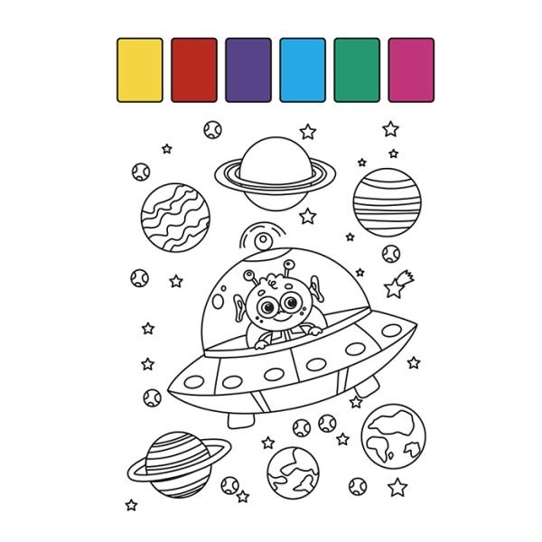 Espacio Libro para Colorear - Imagen 3