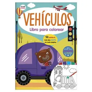 Vehículos Libro para Colorear