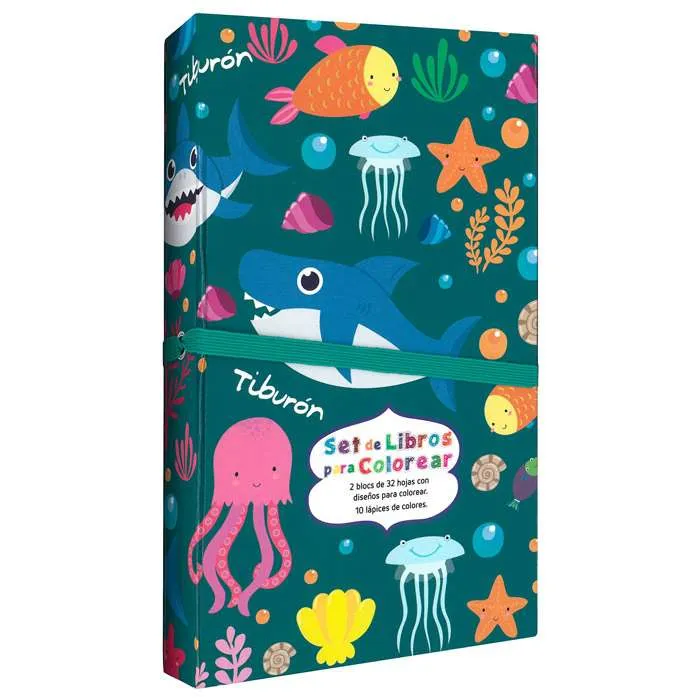 Libro para Colorear Tiburones