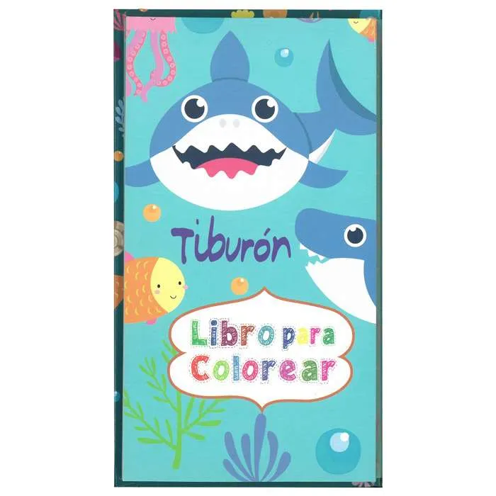 Libro para Colorear Tiburones - Imagen 4