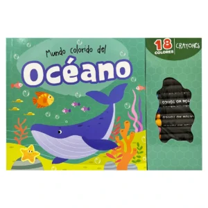 Libro Para Colorear – Mundo Colorido del Océano
