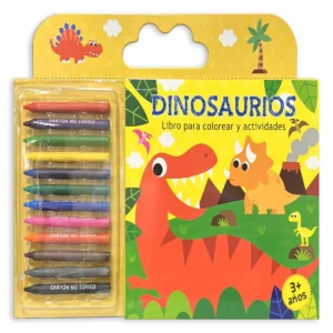 Libro Para Colorear y Actividades – Dinosaurios