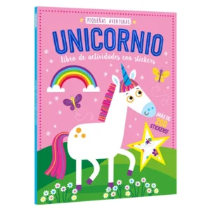 Unicornio Libro de Actividades con Stickers