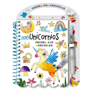 Unicornios Pintura con Acuarelas