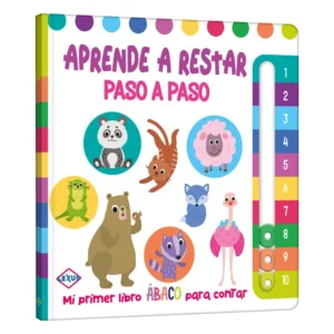 Aprende a Restar – Libro con Abaco