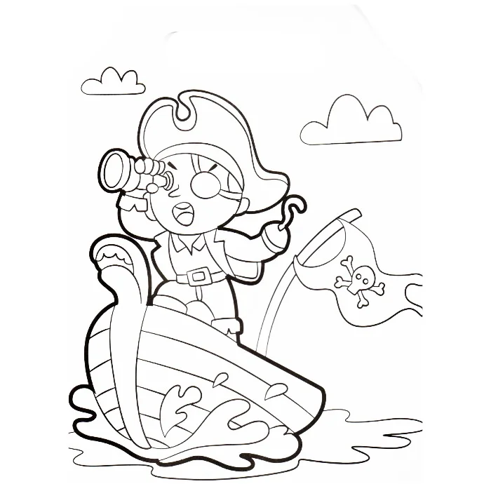 Piratas – Libro para Colorear - Imagen 2