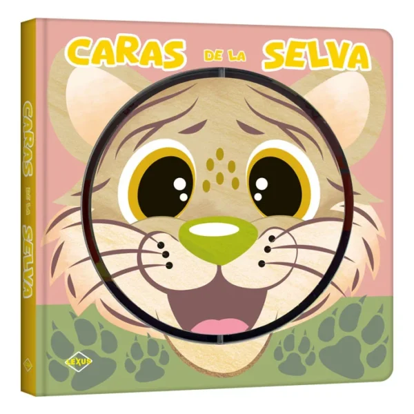 Caras de la Selva – Libro Giratorio - Lexus Editores Ecuador - Lexus Kids
